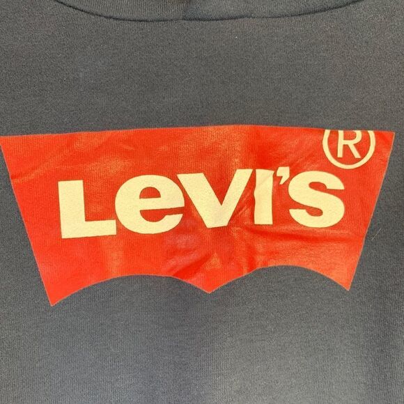 LEVI’S Navy Logo Hoodie - Picture 5 of 8